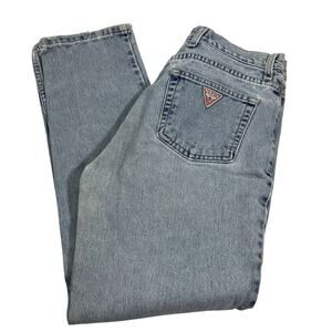 VTG Womens Guess Jeans Lightwash Straight Leg size 27" x 27" USA